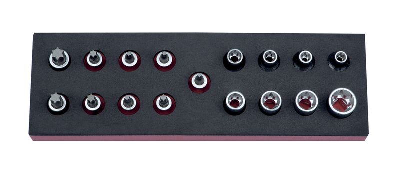 TORX SETT WÜRTH INNV/UTV. 1/2" T20-60 OG E10-24 M/INNL.