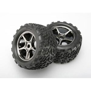 v02_00BA61BCDB55600F8E6CB1AF4C9F0CB5.jpg DEKK / FELG GEMINI BLACK CHROME (2) 17MM HEX - TRAXXAS