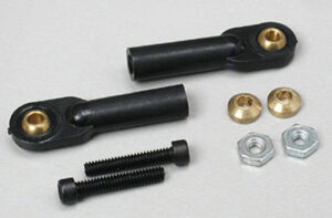 BALL LINK SWIVEL 2-56 W/HARDWARE (2ST) - DUBRO 2135