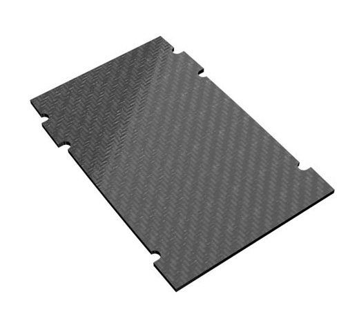 CARBON ESC MOUNTING PLATE, LOGO 480