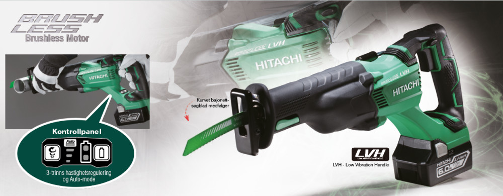 BAJONETTSAG BATTERI CR18DBL KUN MASKIN - HIKOKI