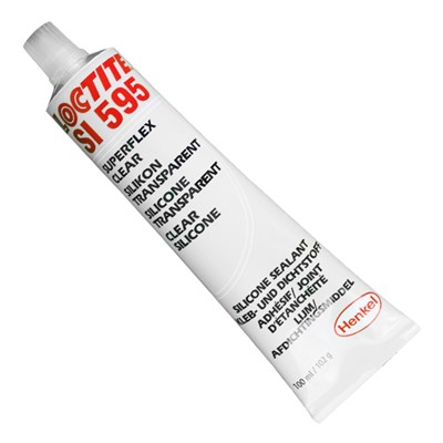 PAKNING PÅ TUBE - GRÅ SILICON LOCTITE SI595 100ML
