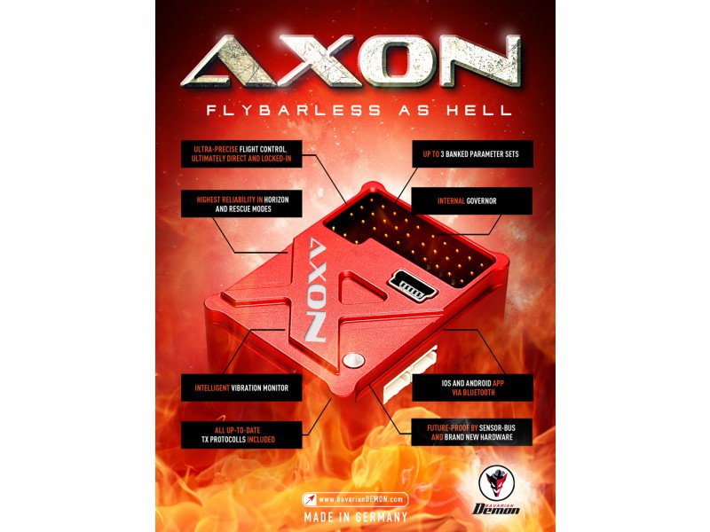 BAVARIAN DEMON - AXON 3-AXIS FLYBARLESS SYSTEM