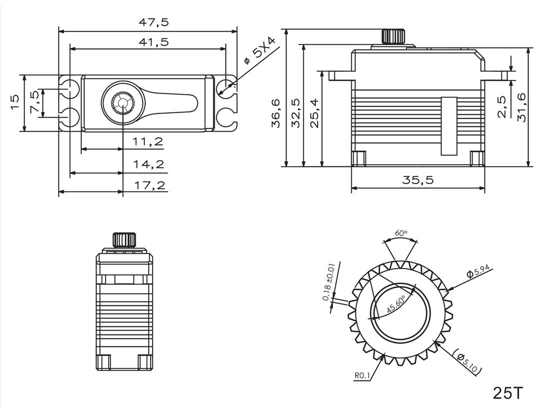 KST X15-1208MG SERVO - Bilde 2