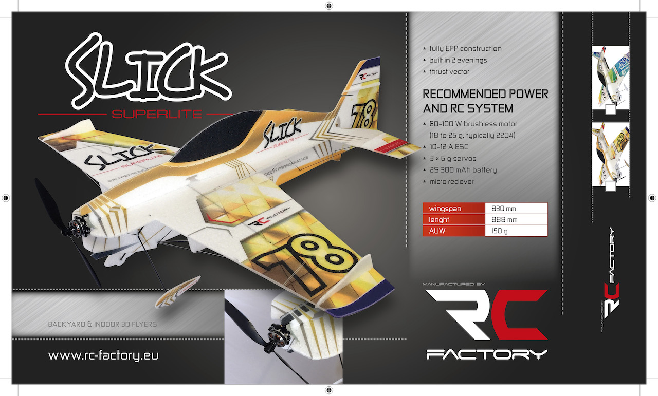 SLICK "SUPERLITE" GOLDEN RC FACTORY - Bilde 2