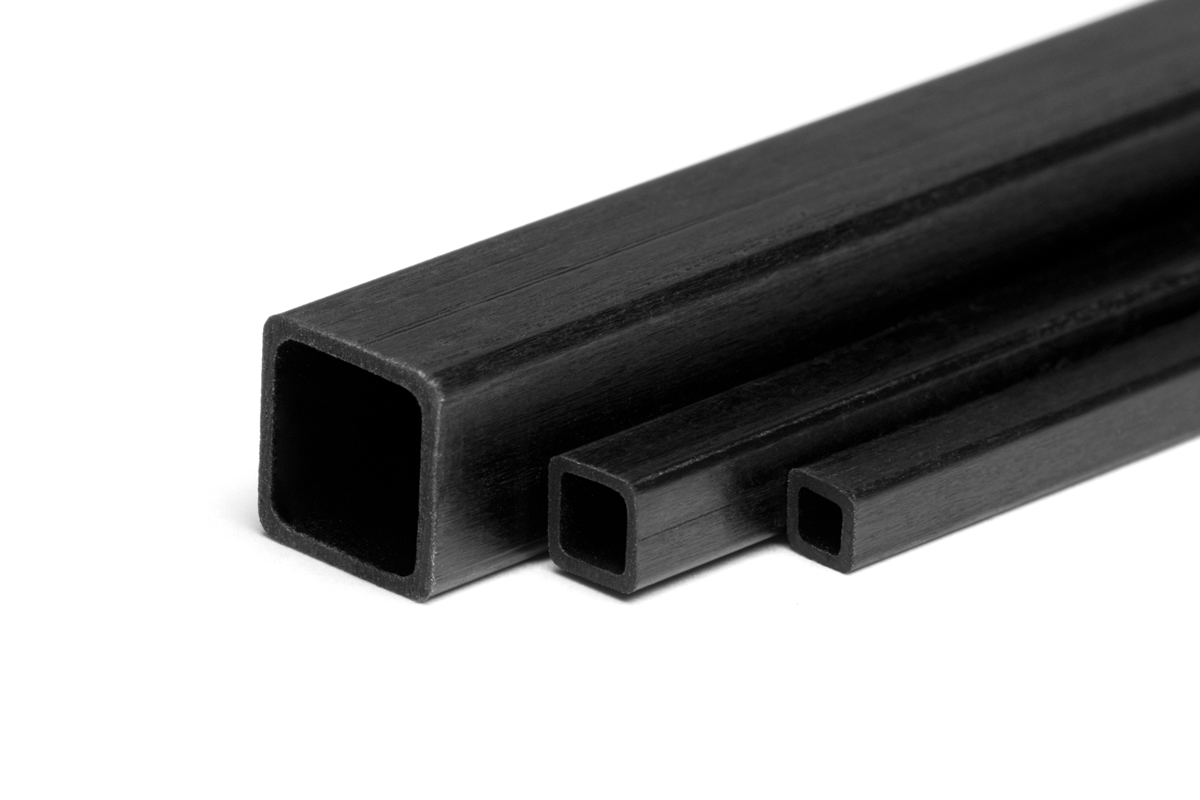 CARBON 4-KANTRØR  8X8X1000MM INNV. 7X7MM - Bilde 1