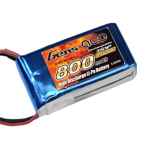 GENS ACE 2S-800-45C - JST PLUGG