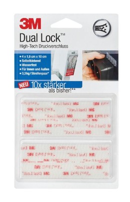 v02_07C7FADBFE05FB11A8DCDF4A854AC513.jpg 3M DUAL LOCK KRAFTIG BORRELÅS "BLANK" 19MM 4X10CM