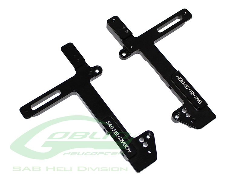 ALU. ENGINE MOUNT BLACK NITRO