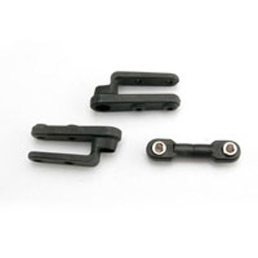 SERVO HORNS, STEERING (2) / STEERING LINK - TRAXXAS