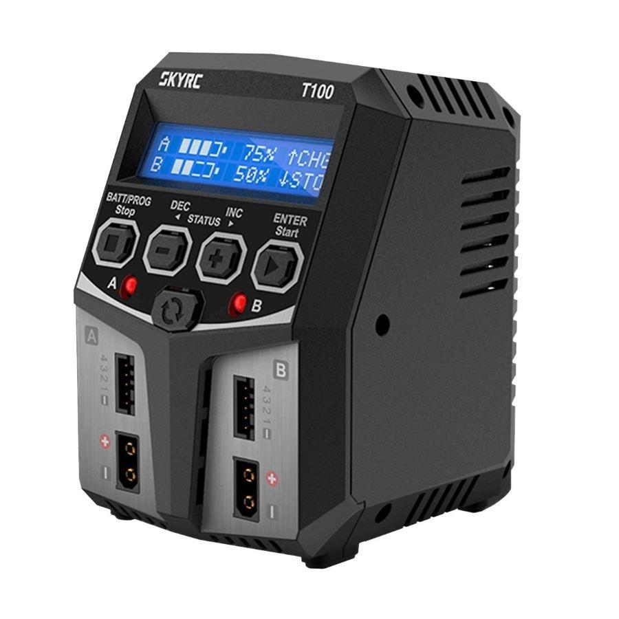 T100 AC DUAL 2X50W SKYRC BALANCE CHARGER