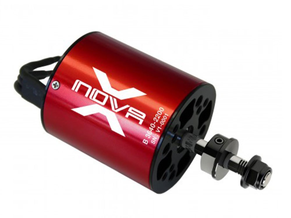 XNOVA 3640-2200KV - 4P SHAFT 5x30mm