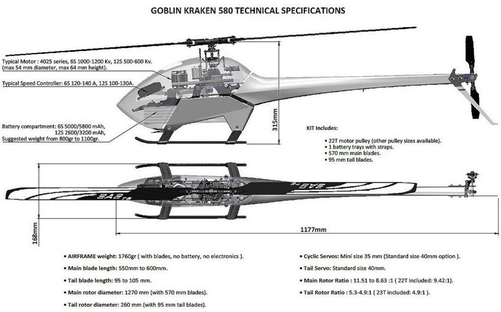 GOBLIN KRAKEN 580 KIT