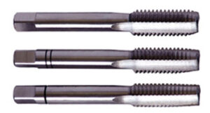 GJENGETAPP SETT - UNC 3/8" - NR 1-2-3 KROMSTÅL
