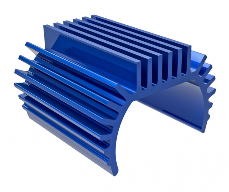 MOTOR HEAT SINK ALU BLUE TRX-4M - TRAXXAS