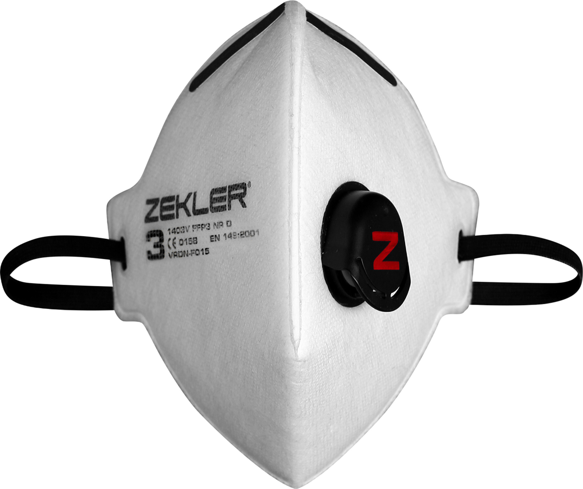 STØVMASKE 1403V FFP3V - ZEKLER - Bilde 1