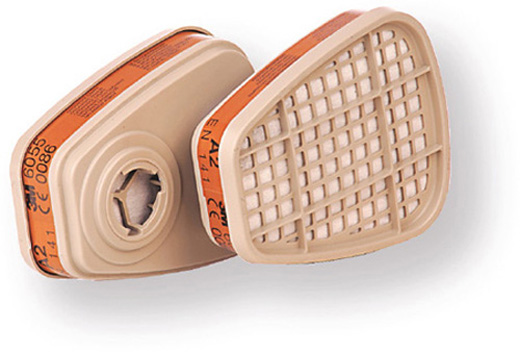 GASSFILTER A2 6055 - 3M