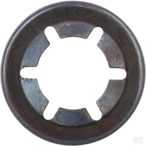 LÅSESKIVE ÅPEN STARLOCK 16X2,6MM POLERT STÅL