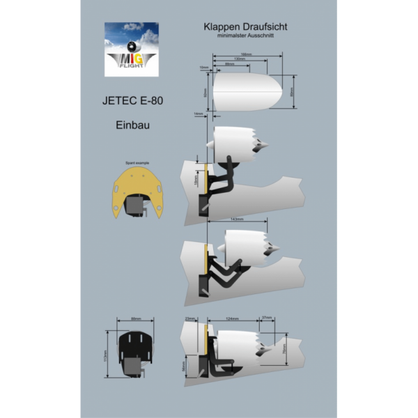 JETEC E-80 MIG FLIGHT - Bilde 3