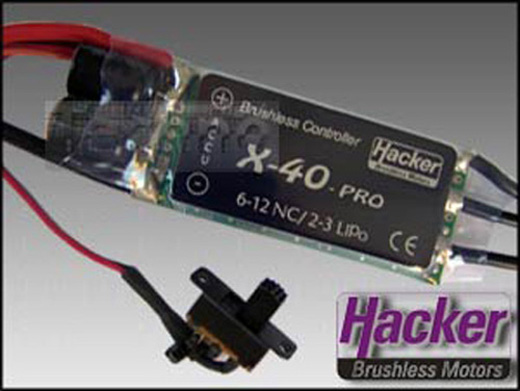 HACKER X-40-SB-PRO BRUSHLESS ESC - 40A