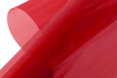 KAVAN COVERING TRANSPARENT RED 2MTR