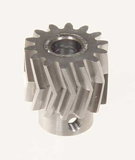 PINION FOR HERRINGBONE GEAR 14T DIA Ø6, M1