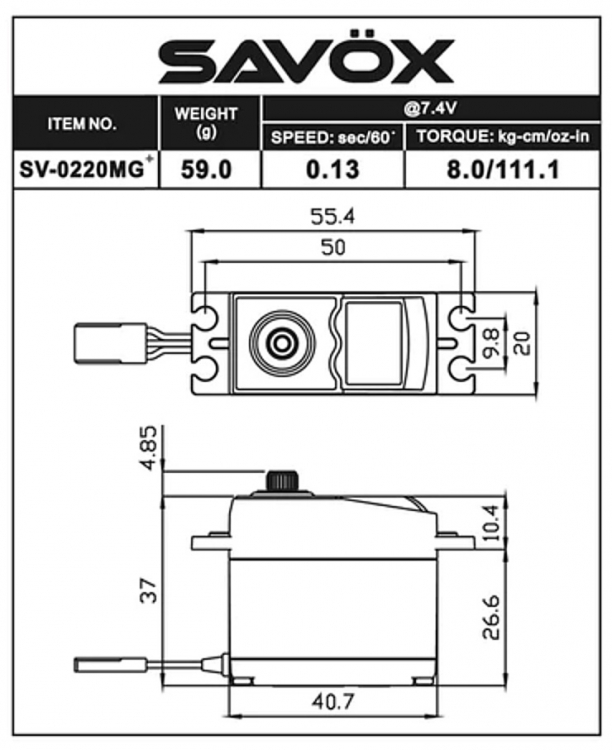 SAVÖX SV-0220MG PLUS
