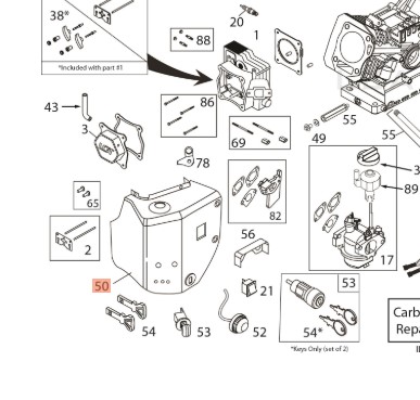 DEKSEL FORGASSER ARIENS LCT MOTOR - Bilde 1
