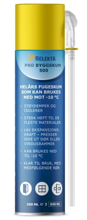v02_14CBFF20D2A65512FDE620C47B96144A.jpg BYGGSKUM PRO 500ML RELEKTA HELÅRS -10°
