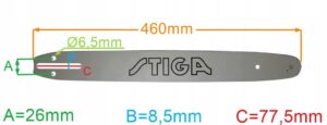 v02_158637D66B1A5391204AC9385F91CCF7.jpg SVERD 16" 3/8 1,3MM PASSER STIGA A3700 OG 4000 SERIE ++ 118800128/0