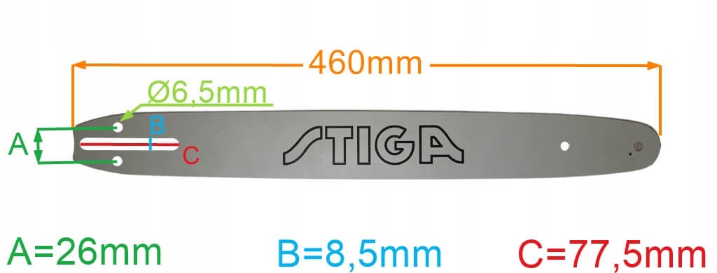 SVERD 16" 3/8 1,3MM PASSER STIGA A3700 OG 4000 SERIE ++ 118800128/0