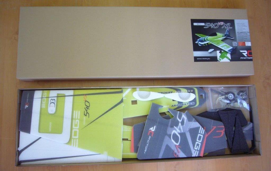 EDGE 540V3 XL ORANGE RC FACTORY