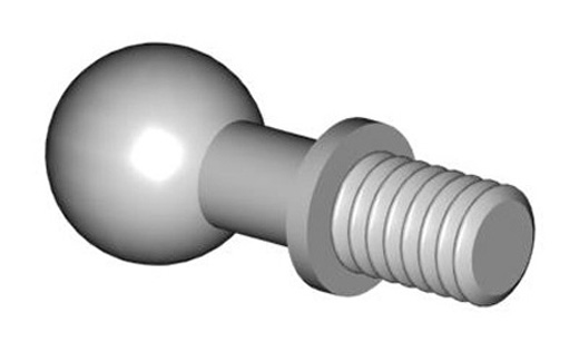 PIVOT BOLT M2,5X8MM (SHORT)