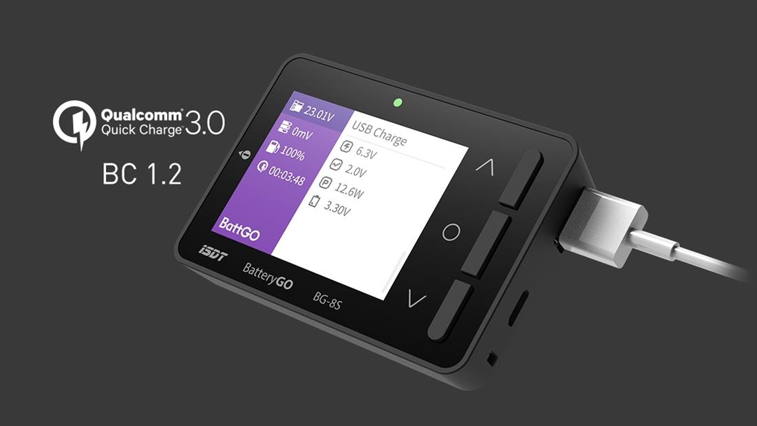 ISDT BATTERY CHECKER BATTGO BG-8S - Bilde 2