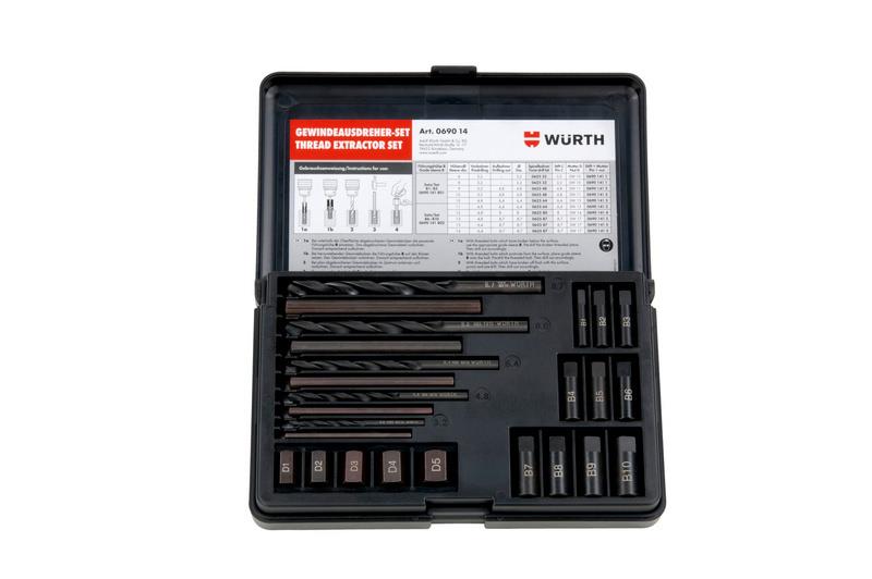 UTTREKKER SETT M/STYREDORER OG BORER 6-16MM