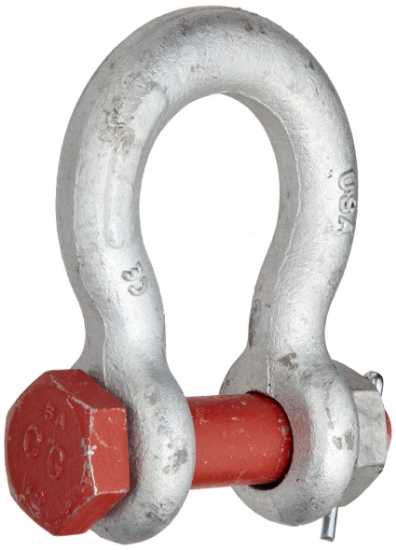 HARPESJAKKEL 12T GALVANISERT SERTIFISERT. BOLT 1 1/4"