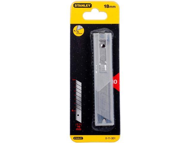 BRYTEBLAD 18MM 10PK - STANLEY 73710204
