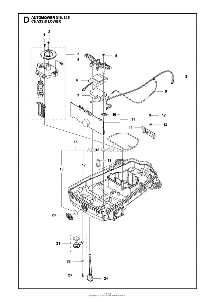 FORING FRONT HQ AUTOMOWER 300 SERIE - Bilde 1