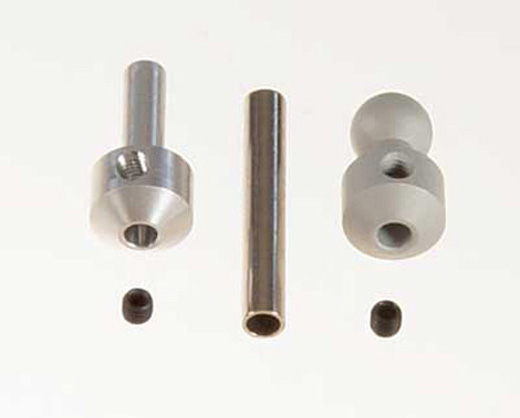 Ball bolt set for for flybar dia.3mm LOGO 10/16
