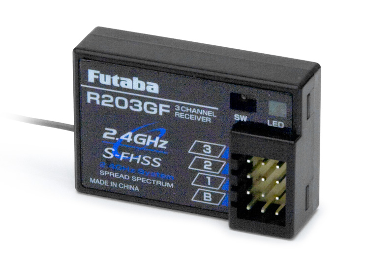 FUTABA 3PV RATTRADIO R203GF S/T FHSS
