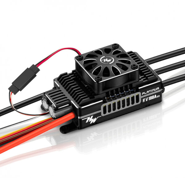 HOBBYWING PLATINUM 180A SBEC HV 6-14S V5 ESC - Bilde 5