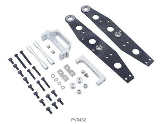 CARBON GRAPHITE COLLECTIVE CONTROL ARM (A1) RAPTOR 60/90