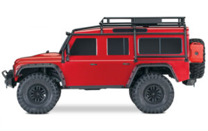 LAND ROVER DEFENDER SCALE & TRAIL 4WD RØD- TRAXXAS (TRX82256-4-RED)