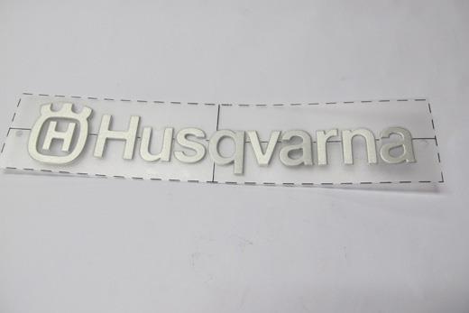 DEKAL - SØLVFARGET - HUSQVARNA