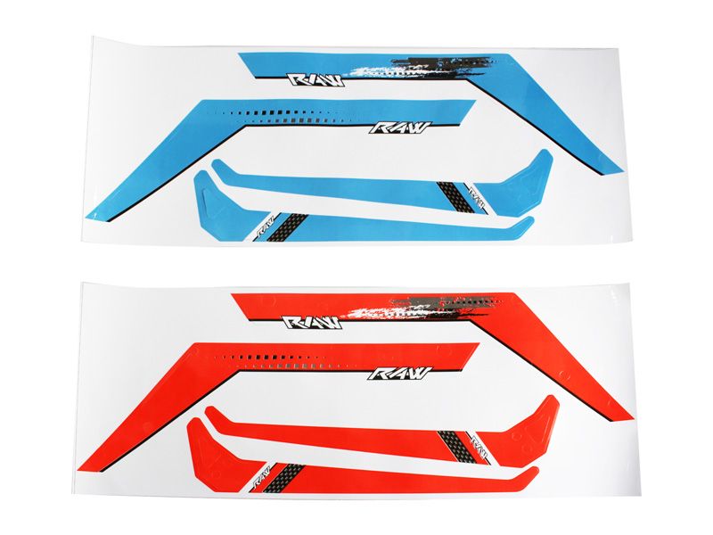 BLUE/ORANGE STICKERS