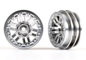 FELG 1,0" SATIN-CHROME TRX-4M - TRAXXAS