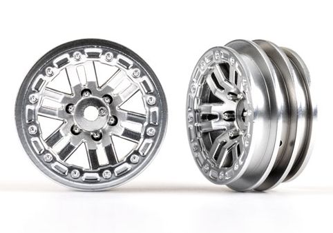 FELG 1,0" SATIN-CHROME TRX-4M - TRAXXAS