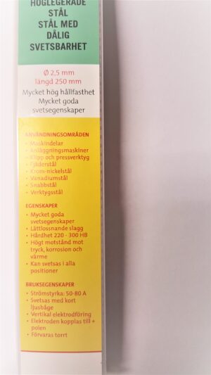 v02_1FE89129ACA028528530CD7EF472A36E.jpg PÅLEGGSELEKTRODE CAST.XUPER 680S 2,5MM PK.À 5 STK PINNER