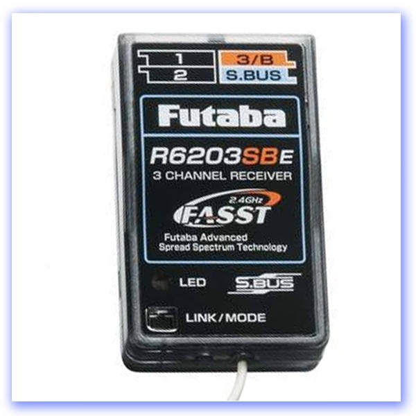 MOTTAKER FUTABA R6203SBE 2,4GHZ FASST
