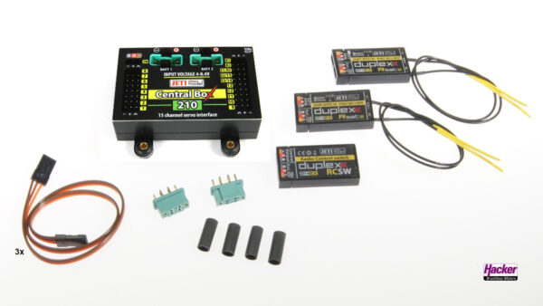 JETI DUPLEX 2.4EX CENTRAL BOX 210 + 2 RSAT - Bilde 1